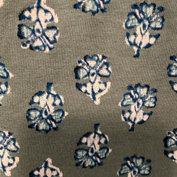 Lucky brand peasant boho top - green multi - Picture 5 of 5